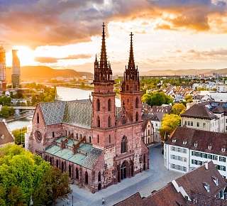 Basel Cathedral in Spring